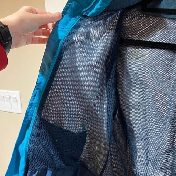The North Face HyVent Windbreaker Waterproof Blue Jacket Women's Size Small - Picture 4 of 7